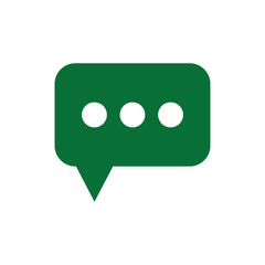 Chat icon vector isolated symbol illustration EPS 10