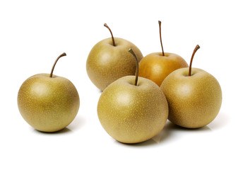 Tasty pear isolated on white background