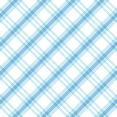 Checkered blue and white check pattern background,vector illustration,Gingham