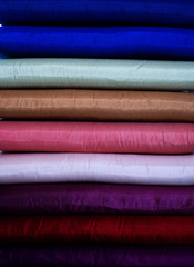 fabric silk stack background.
