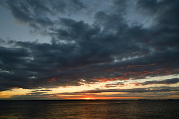 朝焼け　日の出