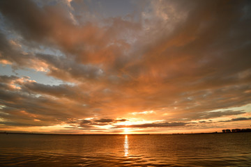 朝焼け　日の出