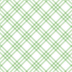 Checkered green and white check pattern background,vector illustration,Gingham