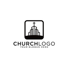 Church vector logo symbol graphic abstract template