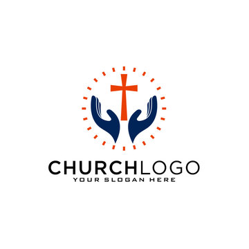 Church vector logo symbol graphic abstract template