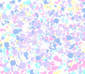 pastel sweet  colorful water color brush background with pink purple blue yellow