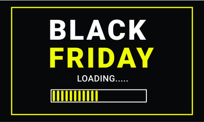 Black Friday Loading Flyer Design 