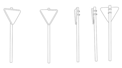 道路標識・工事標識１４