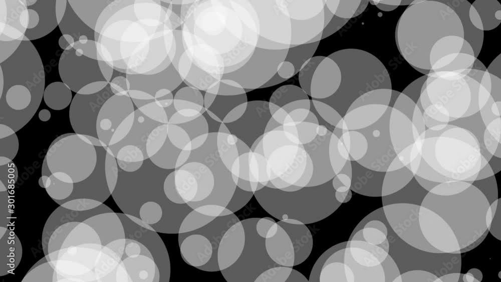 Poster black and white bubble texture motion.circle particlestransparency design background