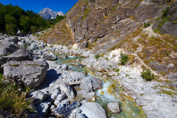 The Valbona River in Albania