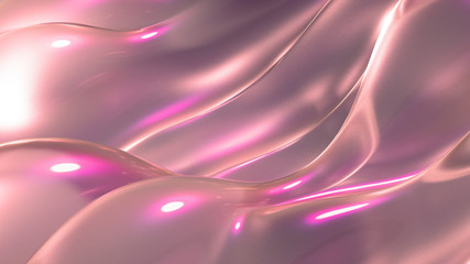 Beautiful, light, elegant background. 3d illustration, 3d rendering.