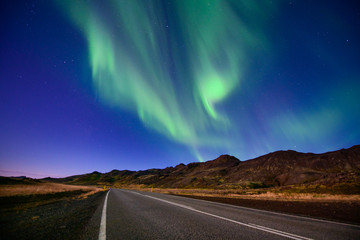 Northern light in Iceland