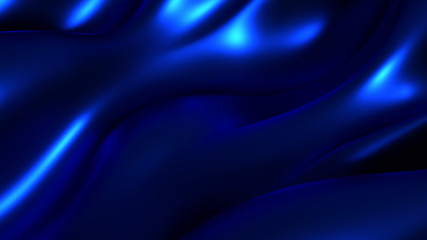 Luxury background with metal drapery fabric. 3d illustration, 3d rendering.