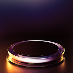 Elegant minimal background. 3d illustration, 3d rendering.