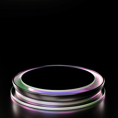 Elegant minimal background. 3d illustration, 3d rendering.