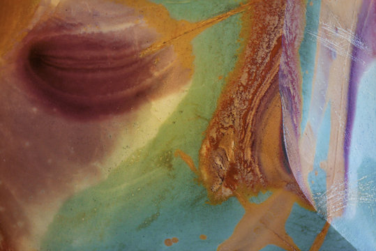 Closeup surface of jasper a natural gemstone.