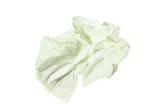 Handkerchief On A White Background