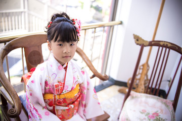 七五三の女の子