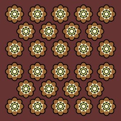 seamless pattern with flowers