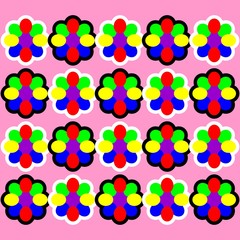 seamless pattern with easter eggs