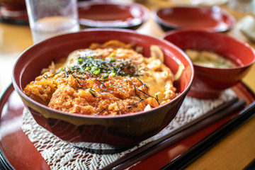 日本のカツ丼