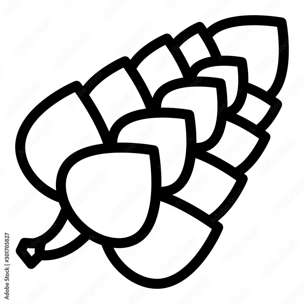 Poster strobile icon. outline strobile vector icon for web design isolated on white background
