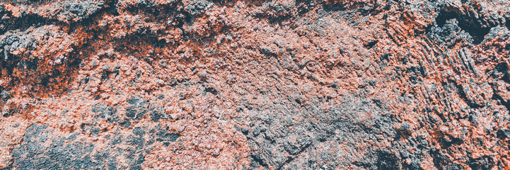 Roughly surface texture from damaged tire got burned from fire  in pink clour