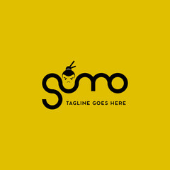 Design logo sumo letter