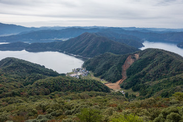 Fototapeta premium 福井県 三方五湖の風景