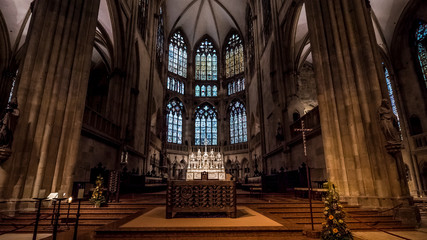 Obraz premium Interior of the Regensburg Cathedral