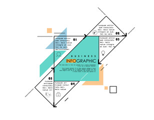 Abstract infographics template. Vector illustration