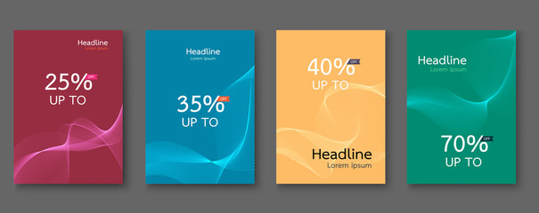 Vector abstract design template.Perfect background design for headline and sale banner.