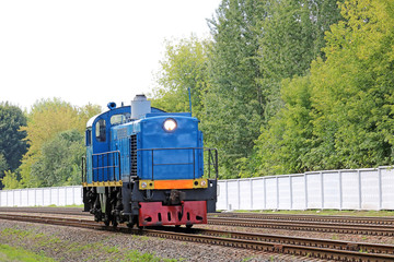 Obraz premium lokomotywa manewrowa