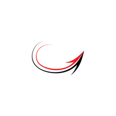 Obraz na płótnie Canvas Arrows vector illustration icon Logo Template design