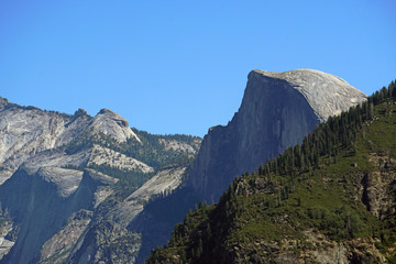 Landscape Nature view of Yosemite Tunnel View From this vista you can see El Capitan, Half Dome,...