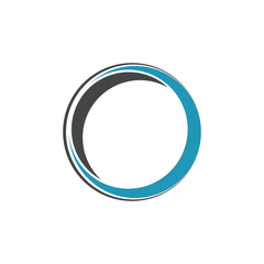 circle logo and symbols TEMPLATE Vector ILLUSTRATION