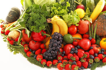 新鮮な野菜と果物