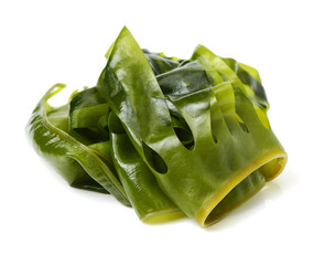seaweed on the white background © zcy