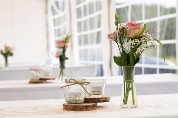 wedding table deco flowers design elements