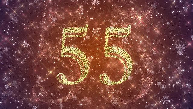 4k New Year's 60 seconds countdown
