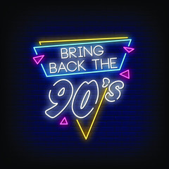We are 90's Neon Signs Style Text Vector