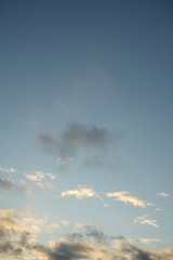 Altostratus cumulus clouds