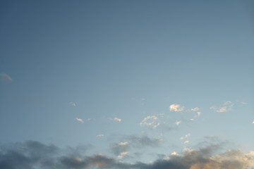 Altostratus cumulus clouds
