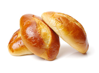 Bread on a white background