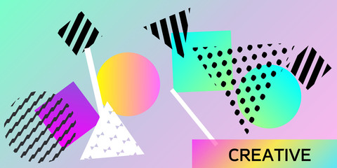 Geometric abstract background.