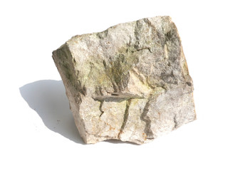 Granite background image Or natural stone on the White Blackground