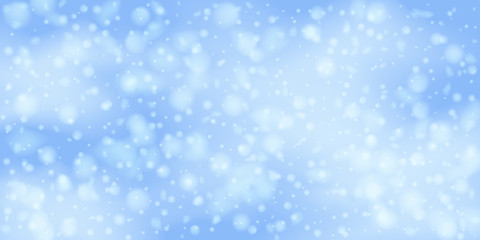 Snowflakes, snowfall.