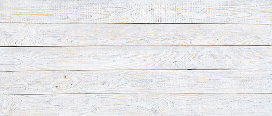 Obraz na płótnie Canvas white wood texture background, wide wooden plank panel pattern