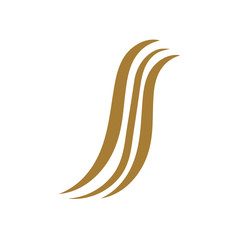 Fototapeta premium hair logo and symbol design vector template