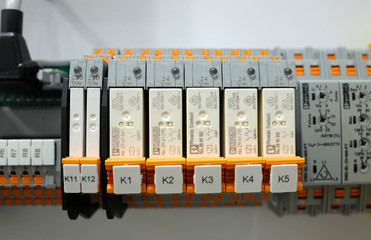 Modular terminal block of the automatic control system 